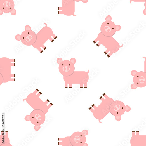 Pig Seamless pattern