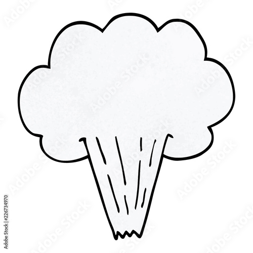 cartoon doodle gust of air