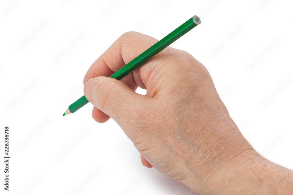 Pencil in hand Pencil in hand