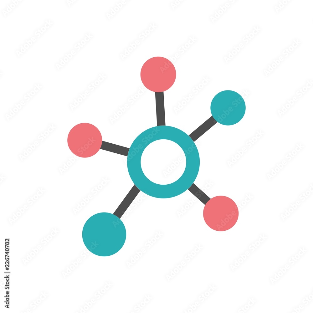 Nanotechnology. Template design of logo. Vector illustration. Nanotechnology. Template design of logo. Vector illustration.