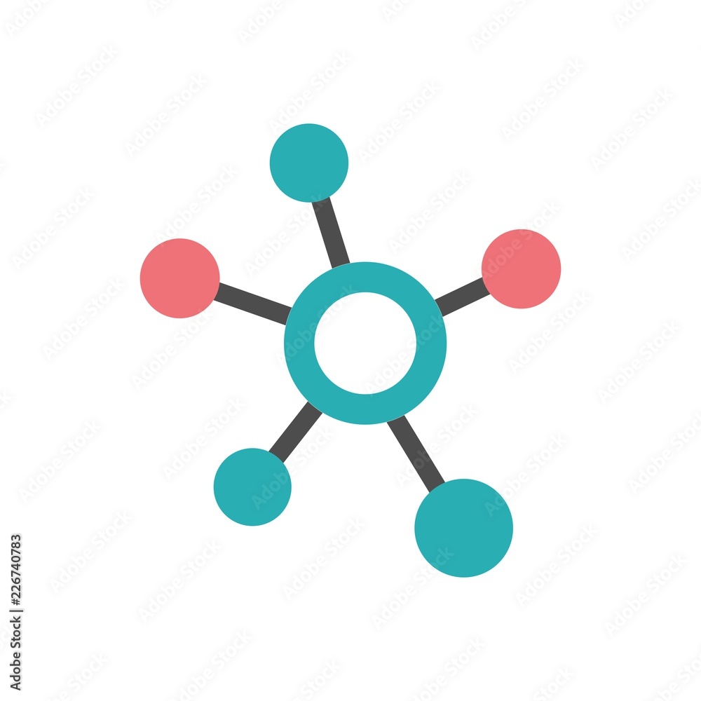 Nanotechnology. Template design of logo. Vector illustration. Nanotechnology. Template design of logo. Vector illustration.