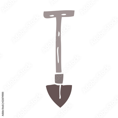 cartoon doodle spade
