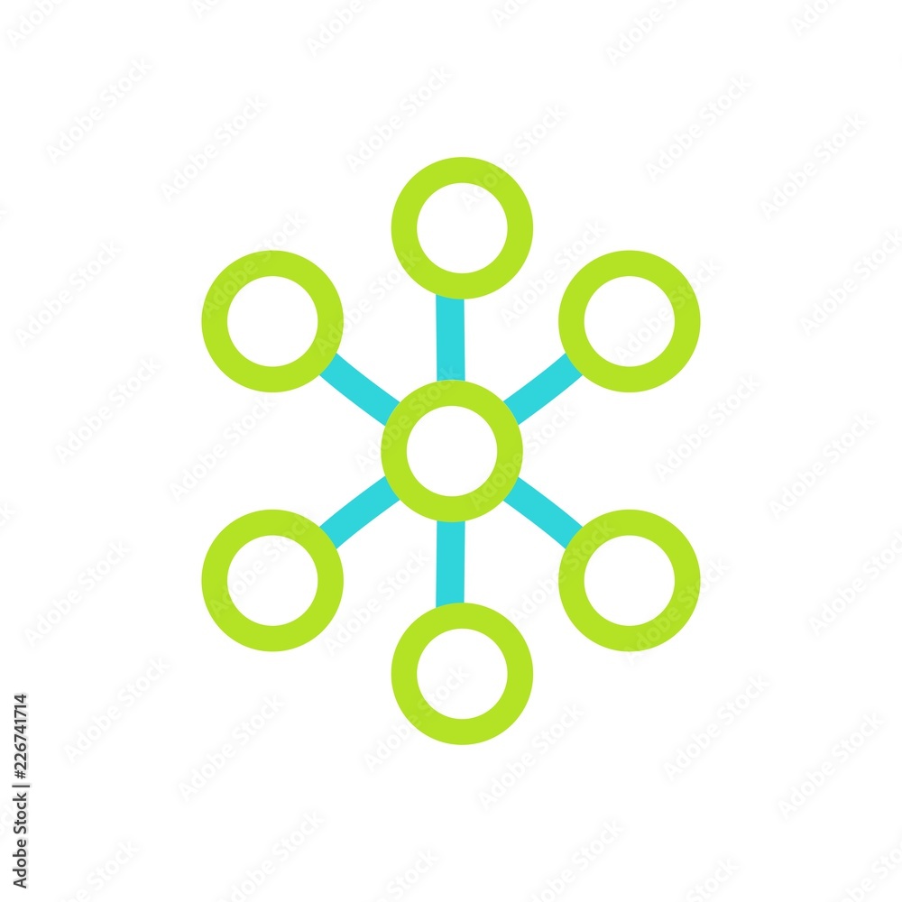 Social network single icon logo Social network single icon logo