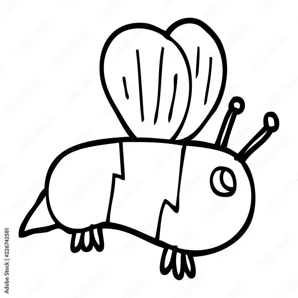 line drawing cartoon bumble bee line drawing cartoon bumble bee