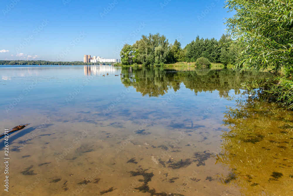 Fototapeta premium Panorama of Strogino Moscow