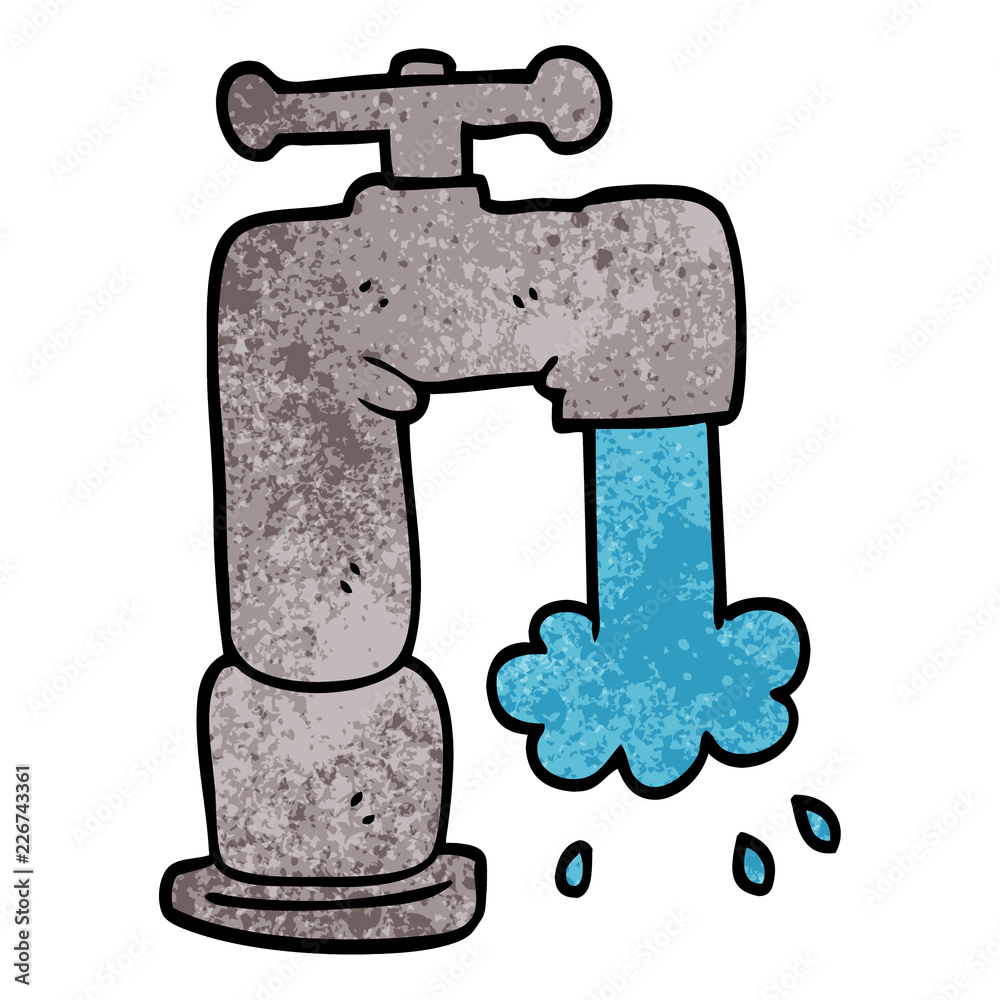 cartoon doodle running faucet cartoon doodle running faucet