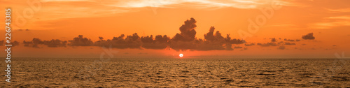 sunset in andaman sea