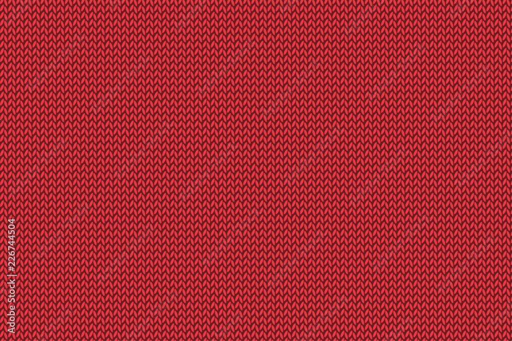 Christmas red knitted pattern. Christmas red knitted pattern.