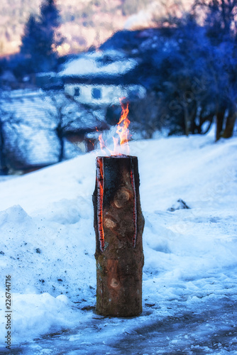 Swedisch Candle in Austria photo