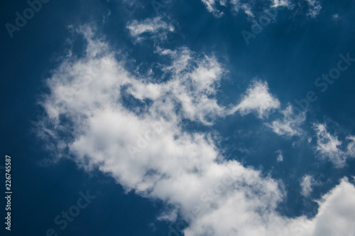 blue sky with clouds © enginakyurt