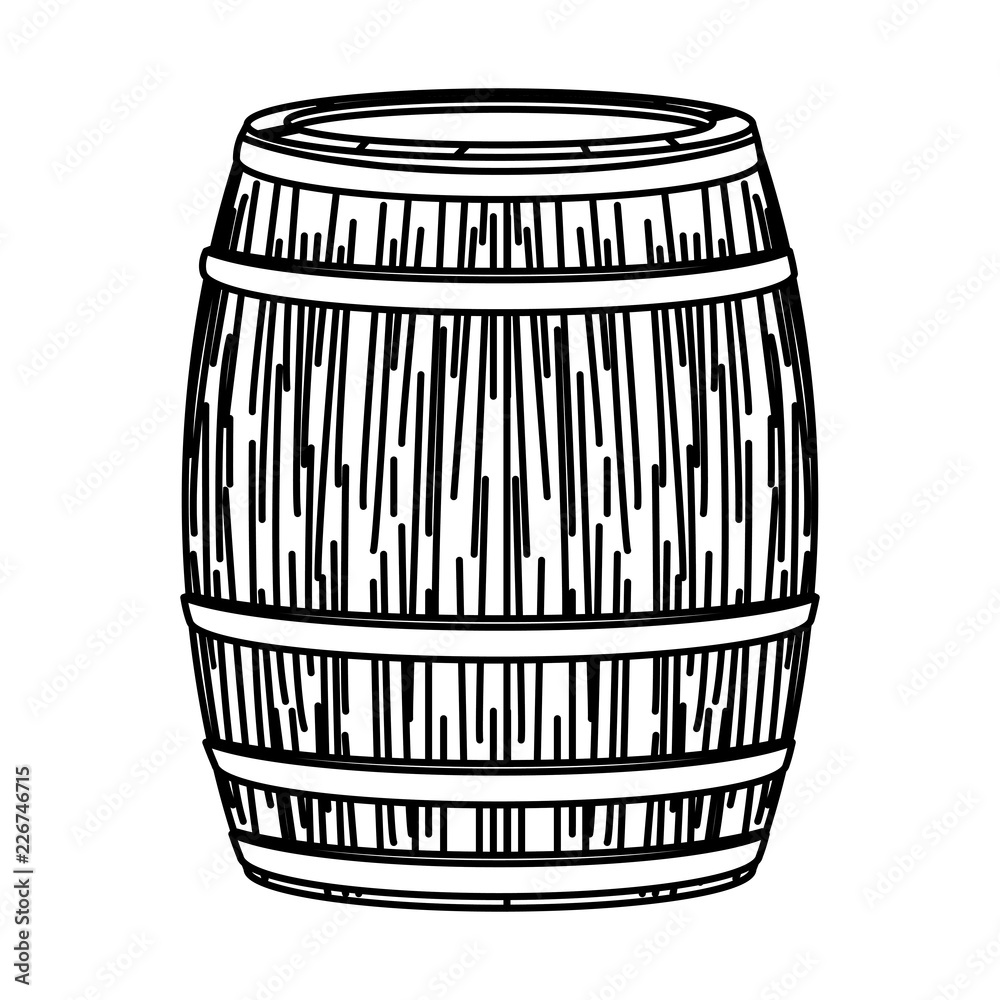 Wooden wine barrel Wooden wine barrel