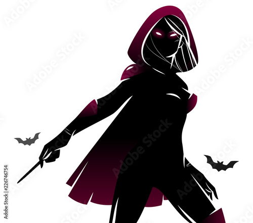  Witch / sorceress silhouette
