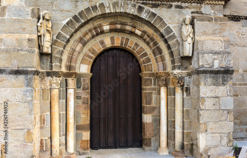 Church of Santa Marta de Tera in Zamora, obligatory crossing of the Santiago's road (Spain)