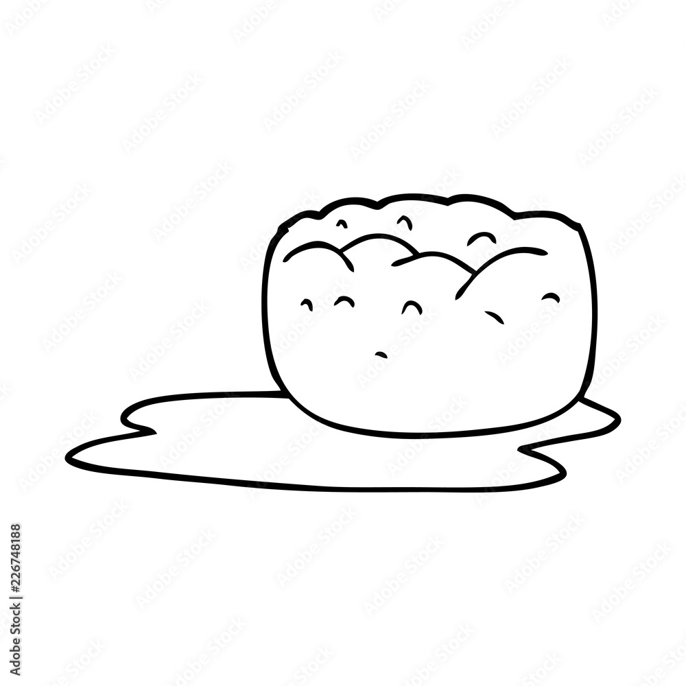 line drawing cartoon yorkshire pudding and gravy line drawing cartoon yorkshire pudding and gravy