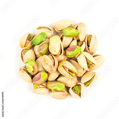 Wallpaper Mural Pistachio kernel isolated on white background. pistachios, green, food Torontodigital.ca