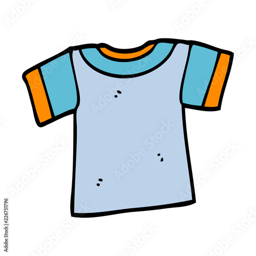 cartoon doodle tee shirt