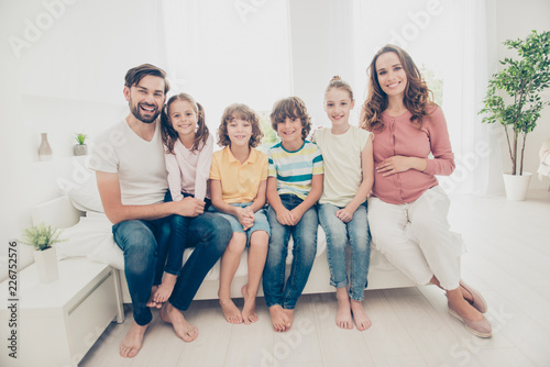 Big nice beautiful adorable adoptive lovely cheerful family in c