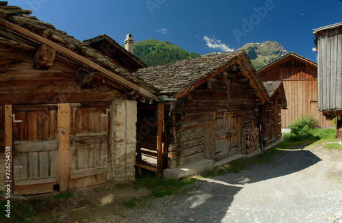 Alpine village of Splügen, Grisons