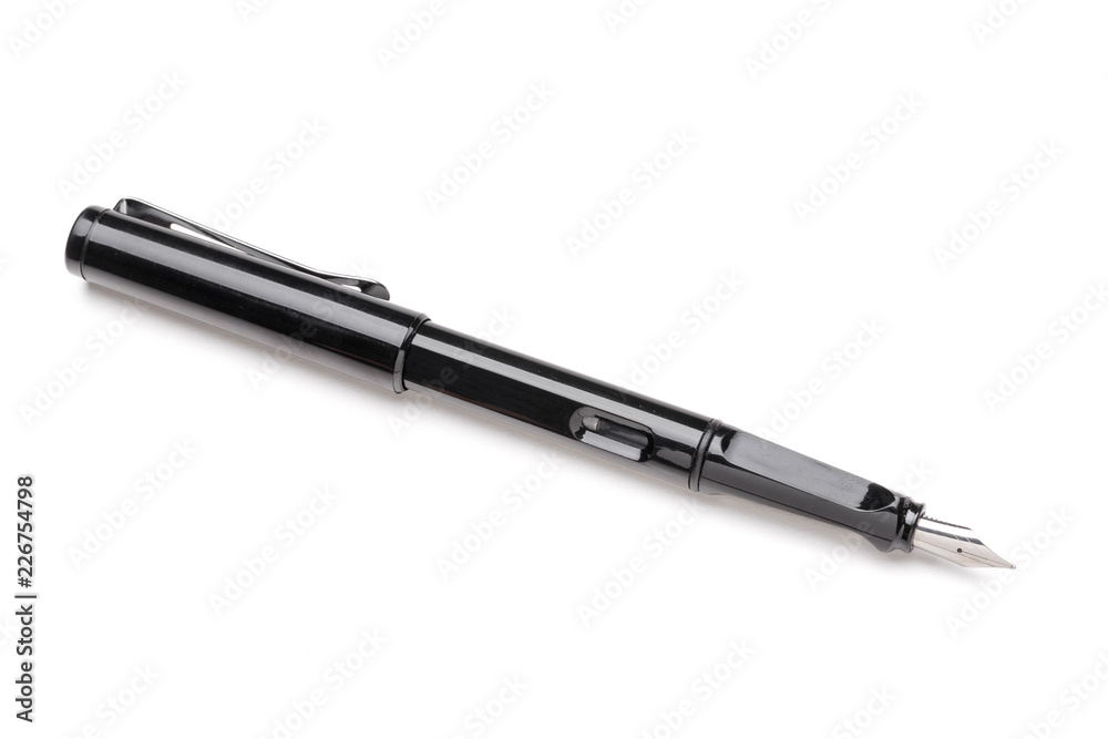 Fountain pen isolated on white background Fountain pen isolated on white background