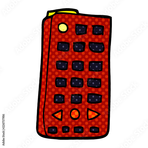 cartoon doodle remote control