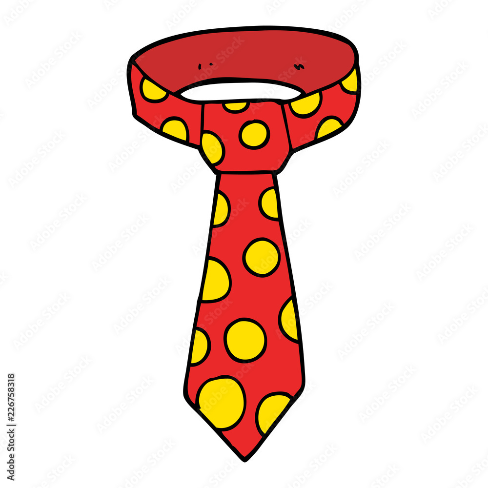 cartoon doodle loud tie