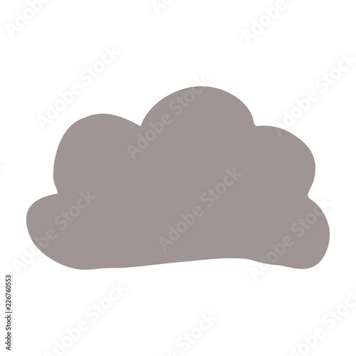 cartoon doodle weather cloud