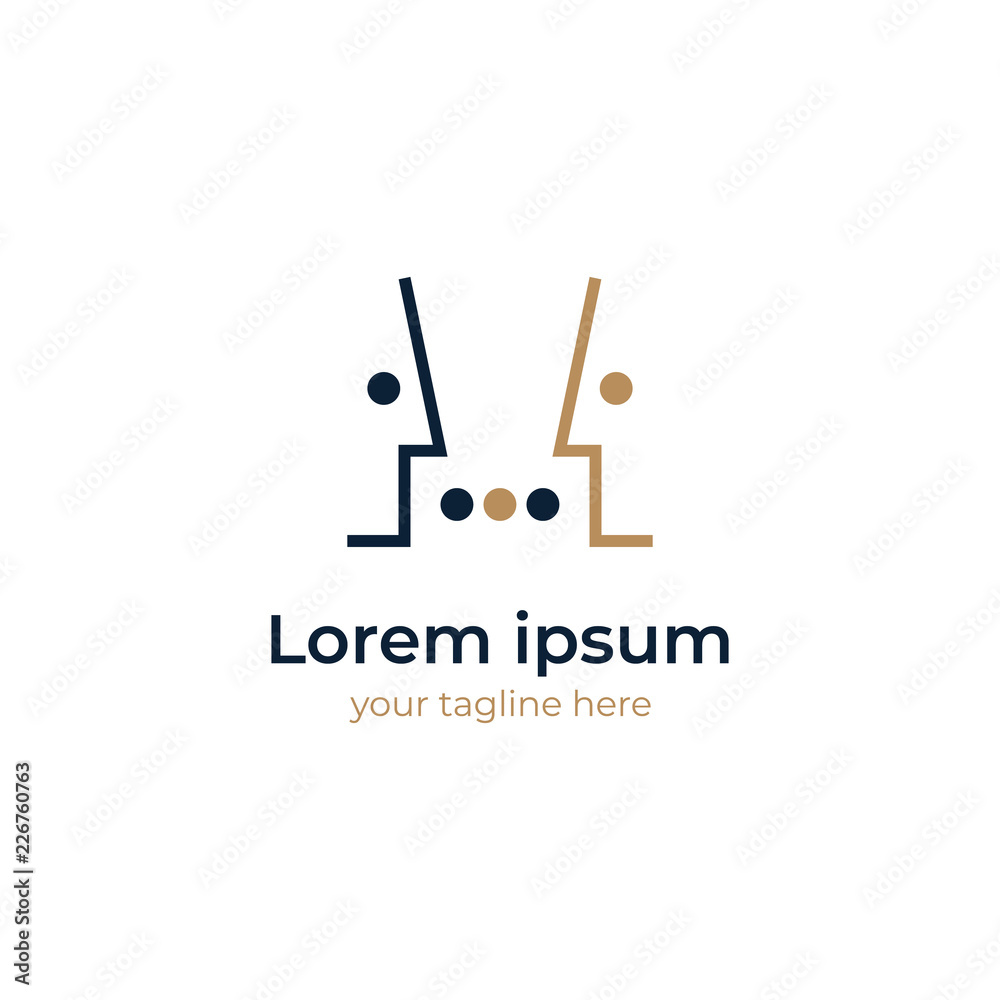 social people logo. vector template social people logo. vector template