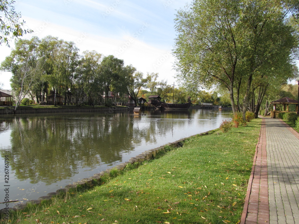 bridge in the park