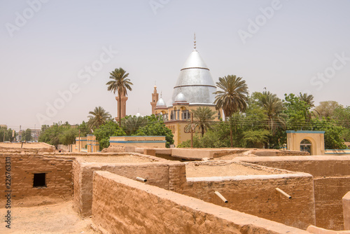 Sudan Khartoum old town city ancient village in capital city of Sudan Khartoum near Omdurman. photo