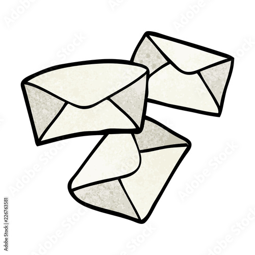 cartoon doodle letters