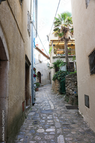 Fototapeta Naklejka Na Ścianę i Meble -  Historical city of Krk on the Island Krk in the Adriatic sea, Croatia