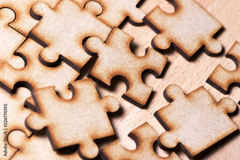 Puzzle close up Puzzle close up