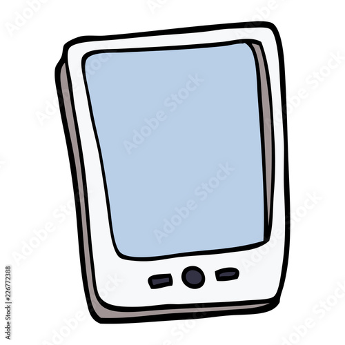 cartoon doodle touch screen mobile