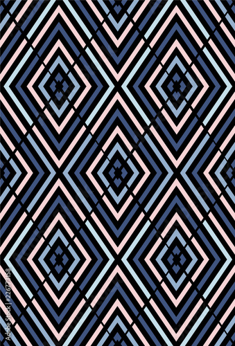 geometry zig zag vector pattern. ethnic seamless ornament. Abstract background - colorful lines. Vector illustration.