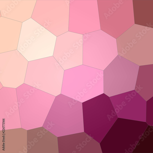 Illustration of Square purple and red colorful Giant Hexagon background.