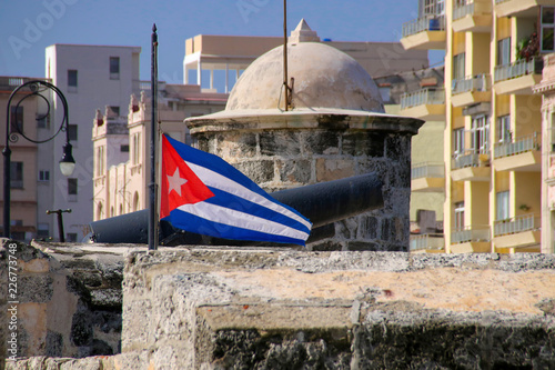 Photography Havanna, La Bodeguita Del Medio, National Flagge, Cuba