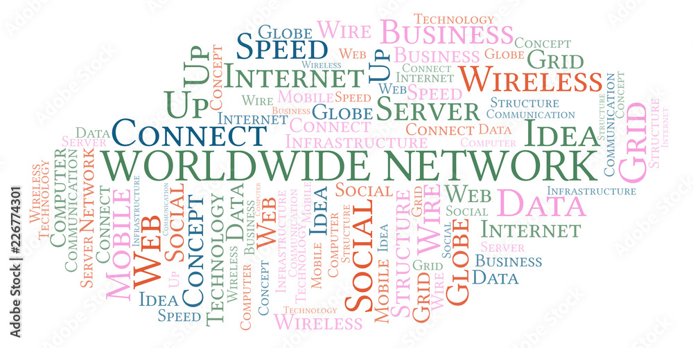 Worldwide Network word cloud. Worldwide Network word cloud.