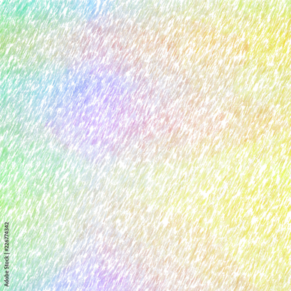 Illustration of yellow and green abstract color pencil square background.