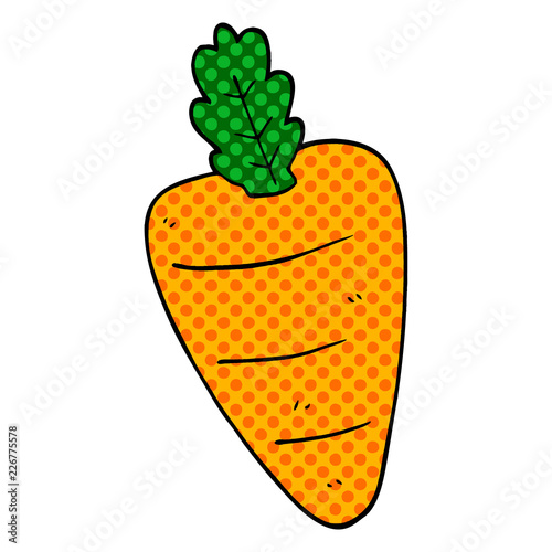 cartoon doodle carrot