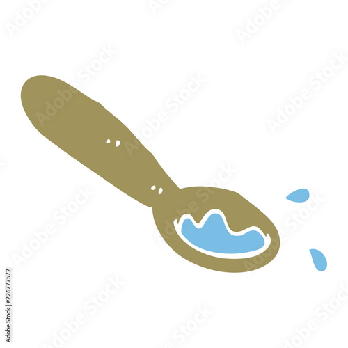 cartoon doodle ladle of food