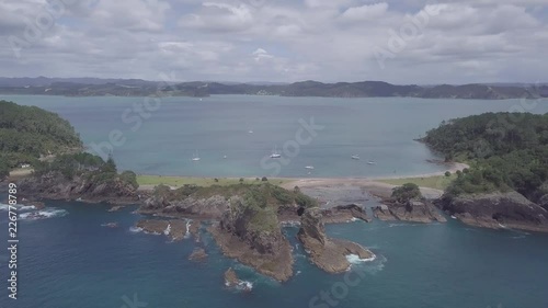 Bay of islands aerial
