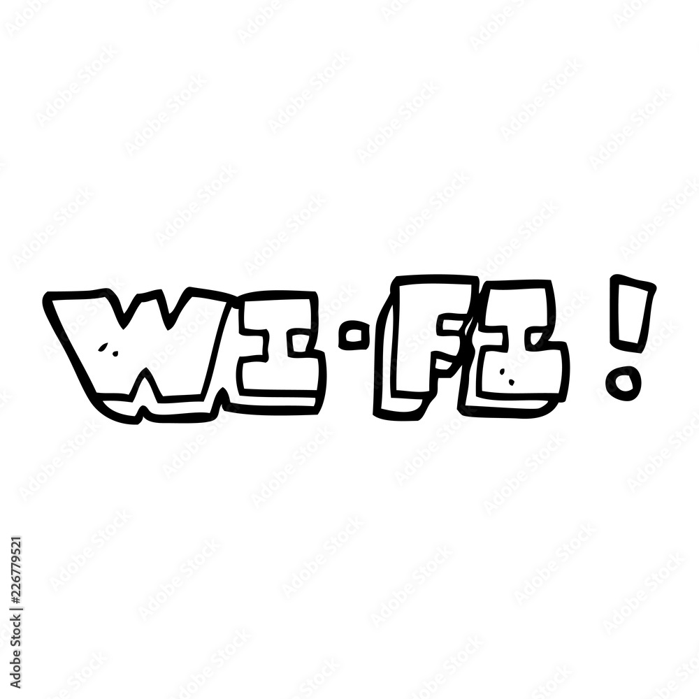 line drawing cartoon wi fi line drawing cartoon wi fi