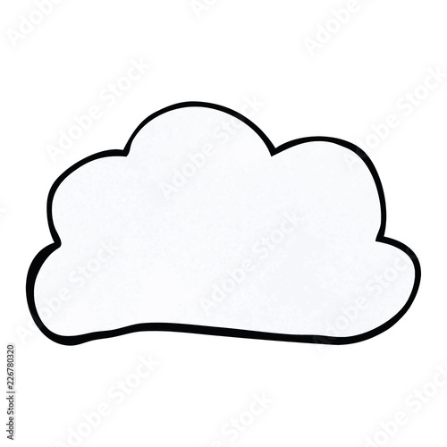 cartoon doodle weather cloud