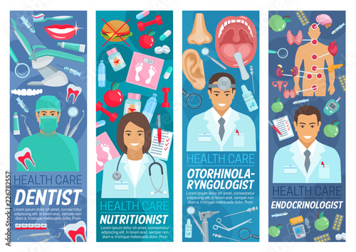 Doctors and dentist medical staff
