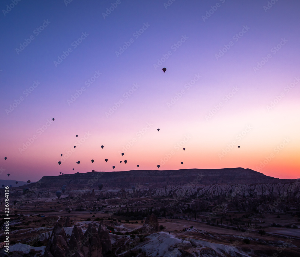Lever de soleil en Cappadoce