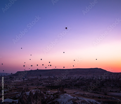 Lever de soleil en Cappadoce