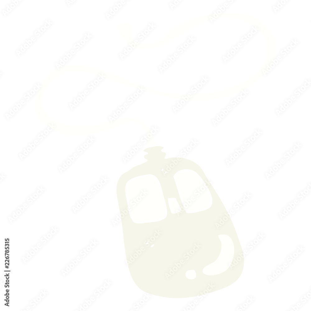 flat color illustration of a cartoon computer mouse flat color illustration of a cartoon computer mouse