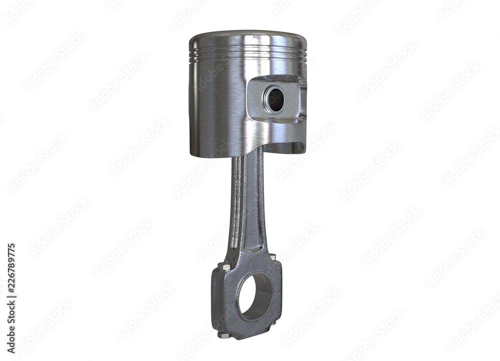 Car pistons. 3D rendering. Car pistons. 3D rendering.