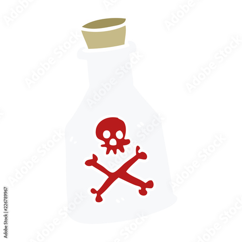cartoon doodle poison