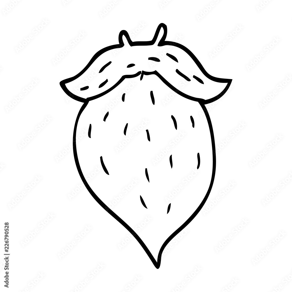 line drawing cartoon fake beard line drawing cartoon fake beard